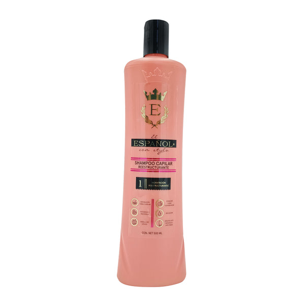 Shampoo capilar reestructurante - Reconstruye cabello dañado