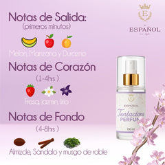 Perfume Capilar Tentacione | Fragancia Floral Frutal sin Alcohol