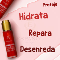 Fluido termo protector para cabello - protege el cabello del calor de planchas y secadoras