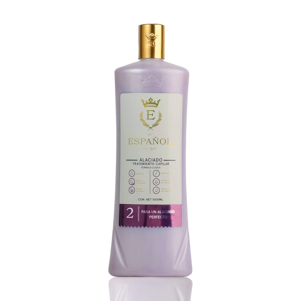 El Español con Stylo - Kit Alaciado permanente fórmula clásica- keratina para el cabello - Alisa al 100% - Duracion de 6 meses o más - Hecho con extractos naturales - No arden los ojos - deja el cabello brilloso - reduce el frizz.