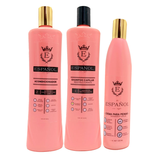 Kit post Alaciado - Rutina Completa para cabello Dañado