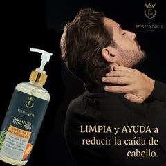 Shampoo Anticaída con Chile Habanero y Cacahuananche 500 ml | Fortalece la raíz y ayuda a reducir la caída