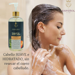 Shampoo Anticaída con Chile Habanero y Cacahuananche 500 ml | Fortalece la raíz y ayuda a reducir la caída